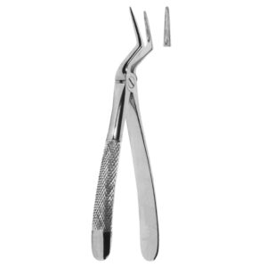 Premium Extracting Forceps (English Pattern) – High-Grade Stainless Steel for Precise Dental Extractions – Fig. 51LX (Upper Roots)