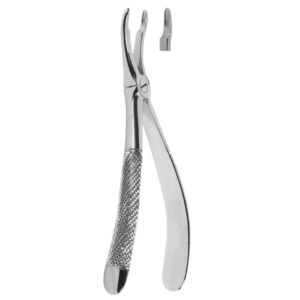 Premium Extracting Forceps (English Pattern) – High-Grade Stainless Steel for Precise Dental Extractions – Fig. 48 (Upper Roots)