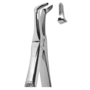 Premium Extracting Forceps (English Pattern) – High-Grade Stainless Steel for Precise Dental Extractions – Fig. 45 (Lower Roots)