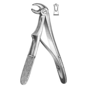 Extracting Forceps for Children – English Pattern | Precision Pediatric Dental Forceps for Safe Tooth Removal – Fig. 6 (Lower Molars)