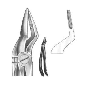 Relax Type Extracting Forceps – High-Precision Stainless Steel Instruments for Comfortable Dental Extractions – Fig. 51 A (Upper Roots)