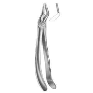 Relax Type Extracting Forceps – High-Precision Stainless Steel Instruments for Comfortable Dental Extractions – Fig. 51 (Upper Roots)