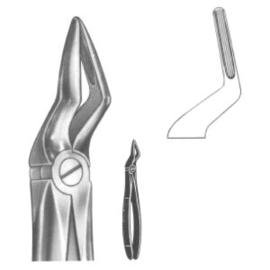 Premium Extracting Forceps (English Pattern) – High-Grade Stainless Steel for Precise Dental Extractions – Fig. 12 (Upper Roots)