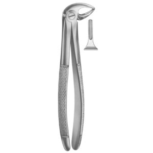 Premium Extracting Forceps (English Pattern) – High-Grade Stainless Steel for Precise Dental Extractions – Fig. 33 A (Lower Roots)