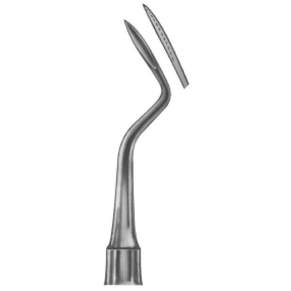 Root Elevator | Precision Dental Elevator for Atraumatic Root Loosening and Tooth Extraction Assistance - Flohr Fig. 3