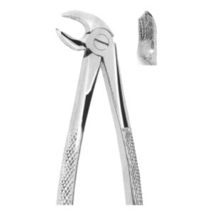 Extracting Forceps for Children – English Pattern | Pediatric Dental Forceps for Safe & Precise Tooth Extractions – Fig. 225 (Lower Molars)