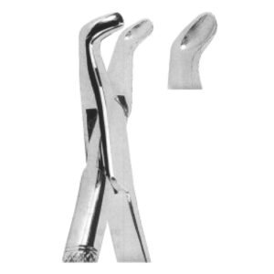 Extracting Forceps – American Pattern | Durable Dental Forceps with Serrated Handles for Superior Grip & Precision – Fig. 222 (Lower Third Molars)