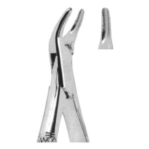 Extracting Forceps – American Pattern | Durable Dental Forceps with Serrated Handles for Superior Grip & Precision – Fig. 101 (Deciduous Teeth)
