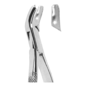 Extracting Forceps – American Pattern | Durable Dental Forceps with Serrated Handles for Superior Grip & Precision – Fig. 18R (Upper Molars, Right)