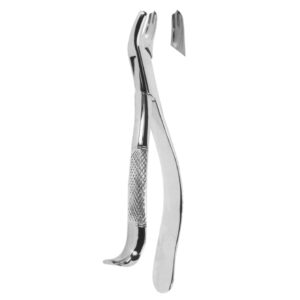 Extracting Forceps – American Pattern | Durable Dental Forceps with Serrated Handles for Superior Grip & Precision – Fig. 18L (Upper Molars, Left)