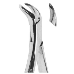 Extracting Forceps – American Pattern | Durable Dental Forceps with Serrated Handles for Superior Grip & Precision – Fig. 16 (Lower Molars)