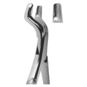 Extracting Forceps – American Pattern | Durable Dental Forceps with Serrated Handles for Superior Grip & Precision – Fig. 105 (Upper Molars)