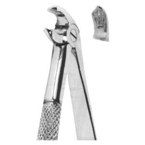 Extracting Forceps – Mead Pattern | Heavy-Duty Stainless Steel Forceps for Precise Dental Extractions – Fig. 4 (Lower Molars)