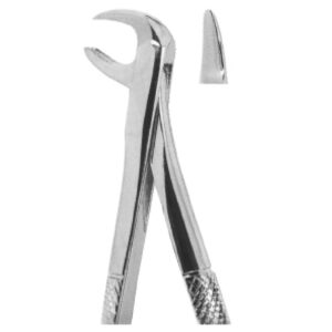 Premium Extracting Forceps (English Pattern) – High-Grade Stainless Steel for Precise Dental Extractions – Fig. 99 (Broken-down Lower Molars)