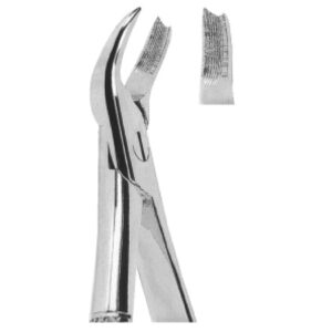 Premium Extracting Forceps (English Pattern) – High-Grade Stainless Steel for Precise Dental Extractions – Fig. 89 (Upper Molars, Right)