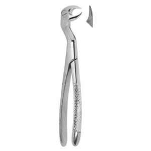 Premium Extracting Forceps (English Pattern) – High-Grade Stainless Steel for Precise Dental Extractions – Fig. 86.5L (Lower Third Molars, Left)